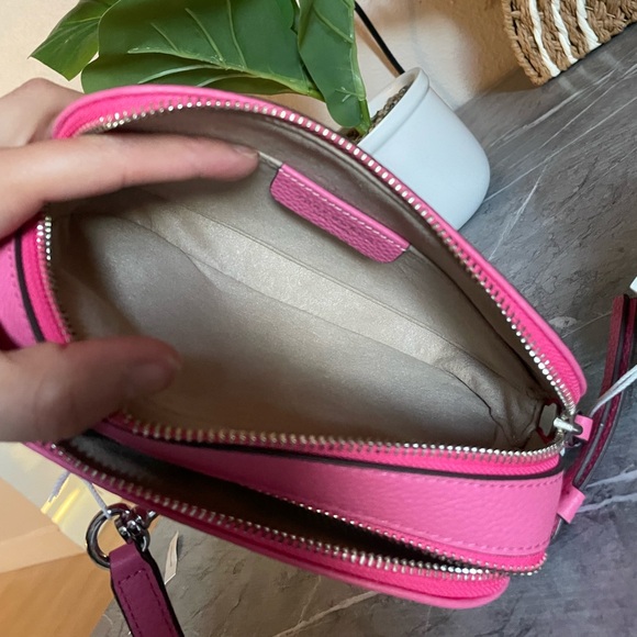 NWT , tory burch mini miller crossbody. Bag 145667 pink love - Picture 5 of 16